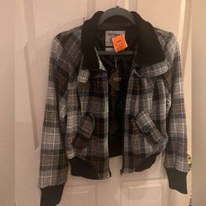 Plaid Jacket Juniors Large